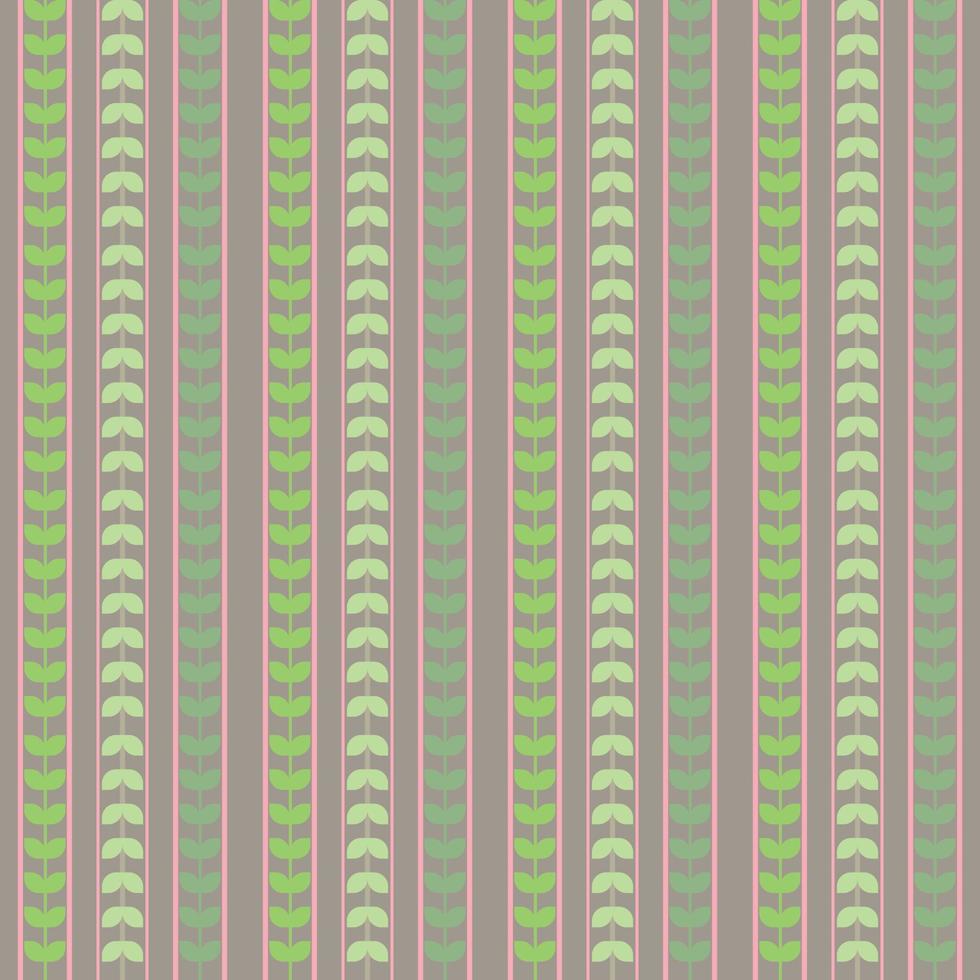 Vintage-Blätter mit Reben nahtlos auf pastellfarbenem Hintergrund vektor
