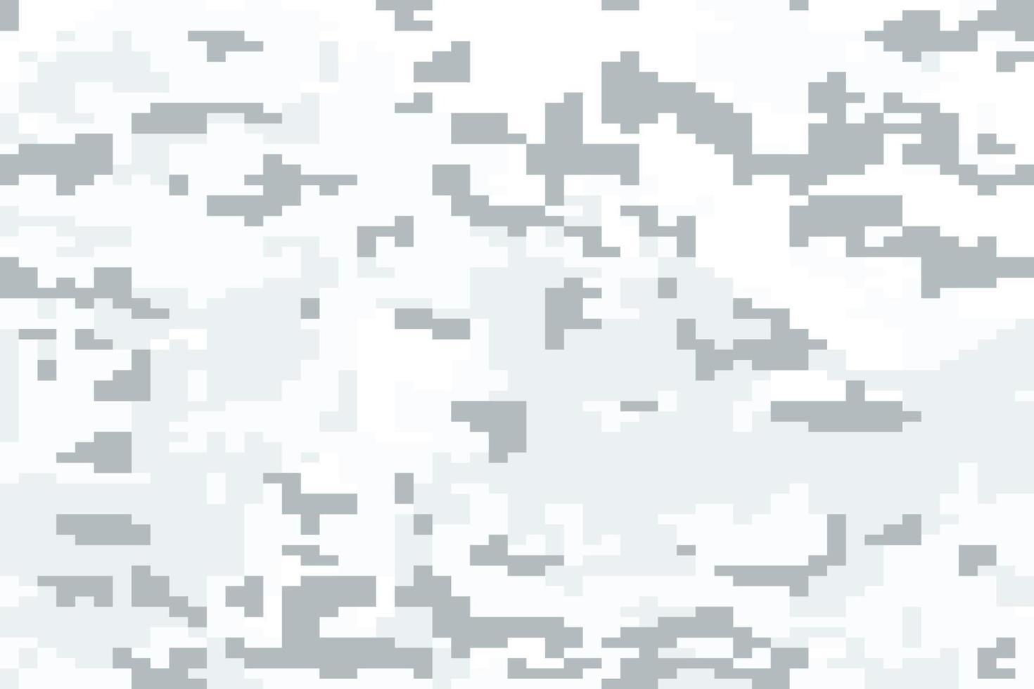 vit pixel kamouflage mönster bakgrund vektor