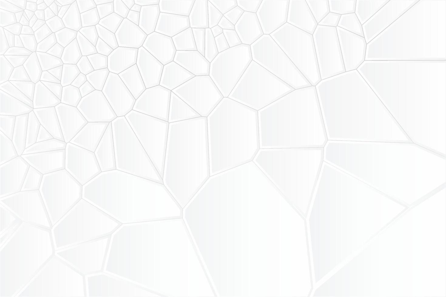 abstraktes Voronoi-Diagramm weiße Blöcke Zellenmuster. geometrisches Hintergrunddesign vektor