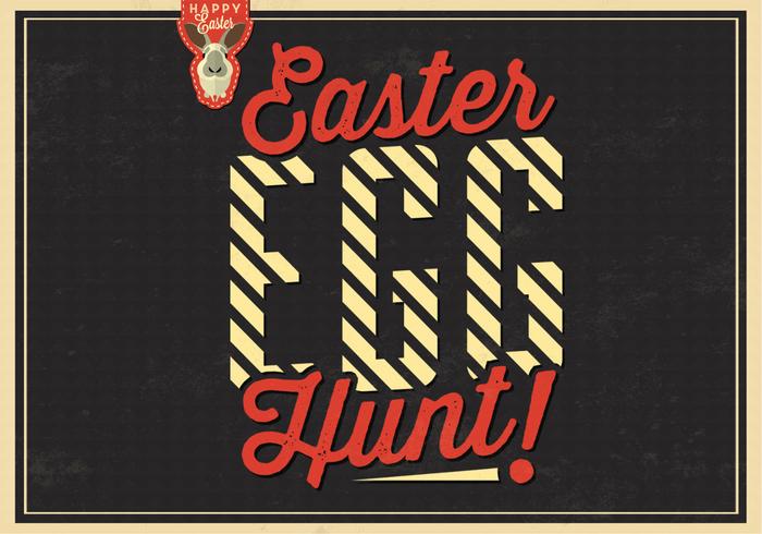 Easter Egg Hunt Vector Background