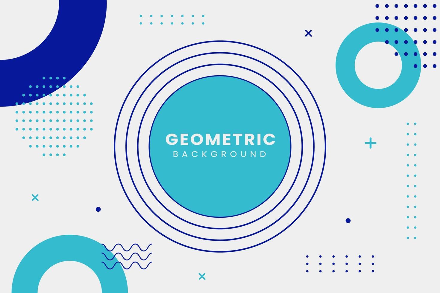 grauer moderner geometrischer Memphis-Hintergrund vektor