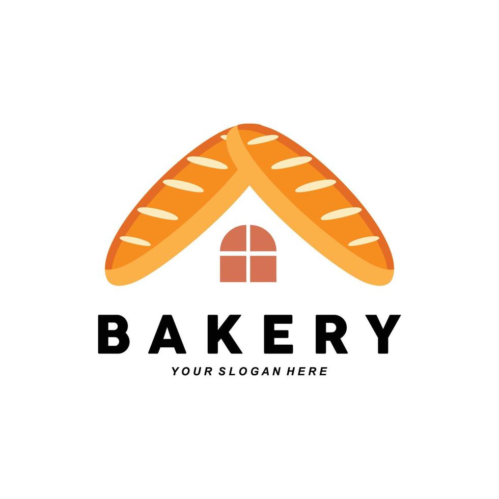 bröd logotyp, vete mat design illustration, bageri vektor, cup cake vektor