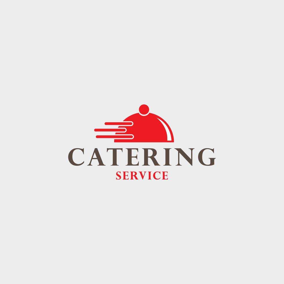 catering food service logotyp designkoncept vektor