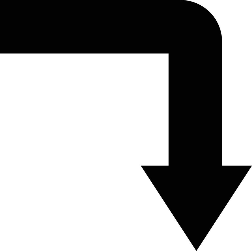 Vektor-Icon-Design-Illustration herunterdrehen vektor