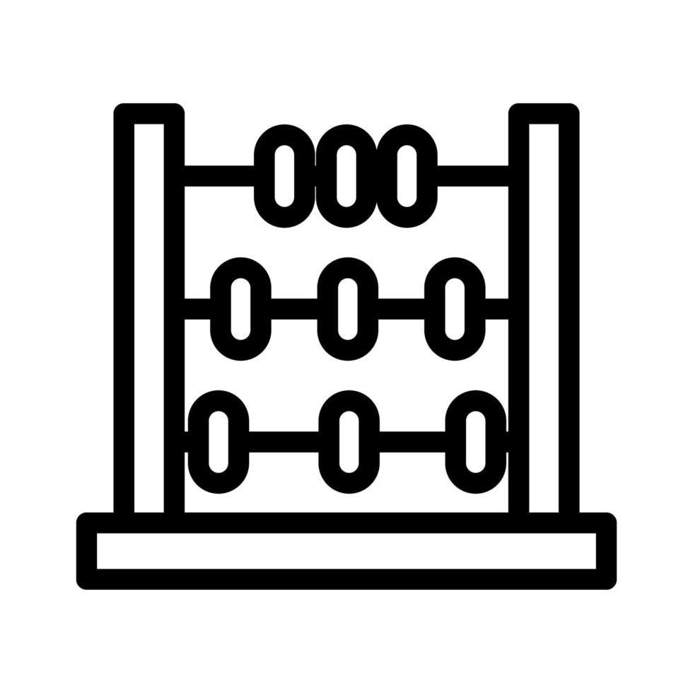 Vorlage für Abakus-Symbole vektor