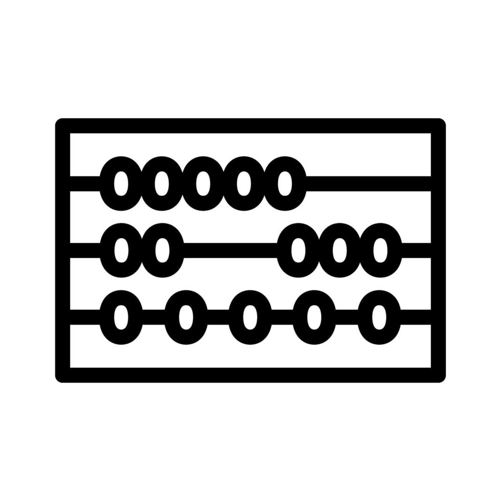 Vorlage für Abakus-Symbole vektor