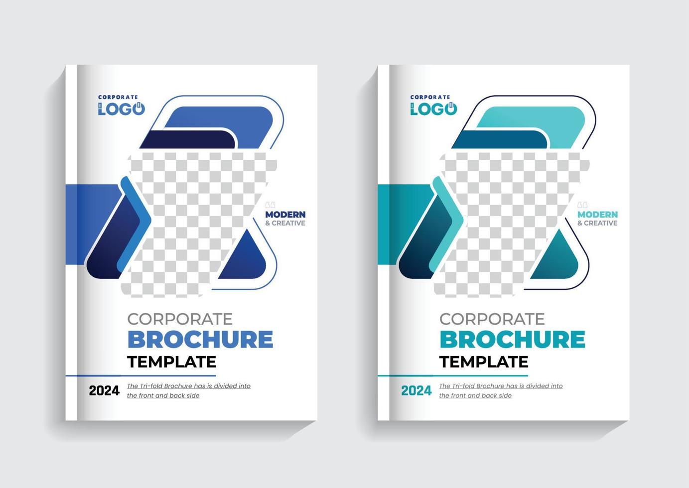 Firmenprofil Business-Broschüre-Cover-Design Corporate-Buch-Cover-Layout-Vorlage vektor