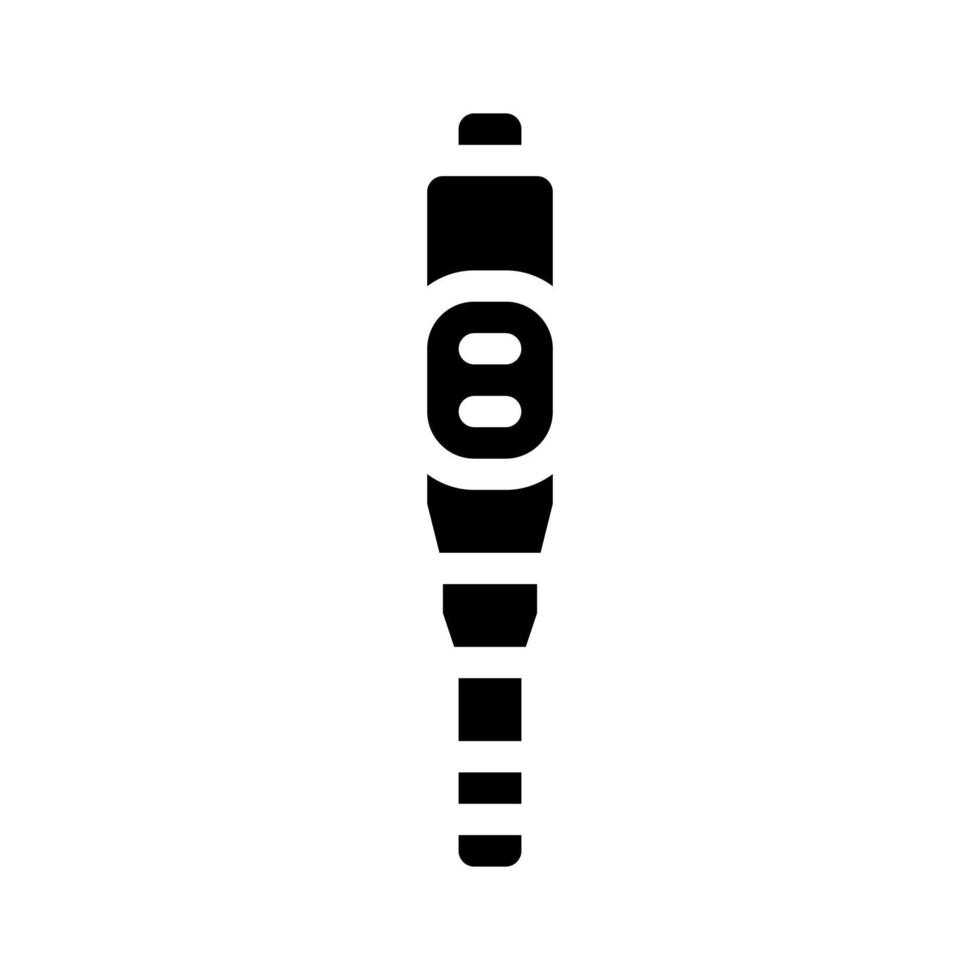 graviditetstest glyf ikon vektor illustration tecken