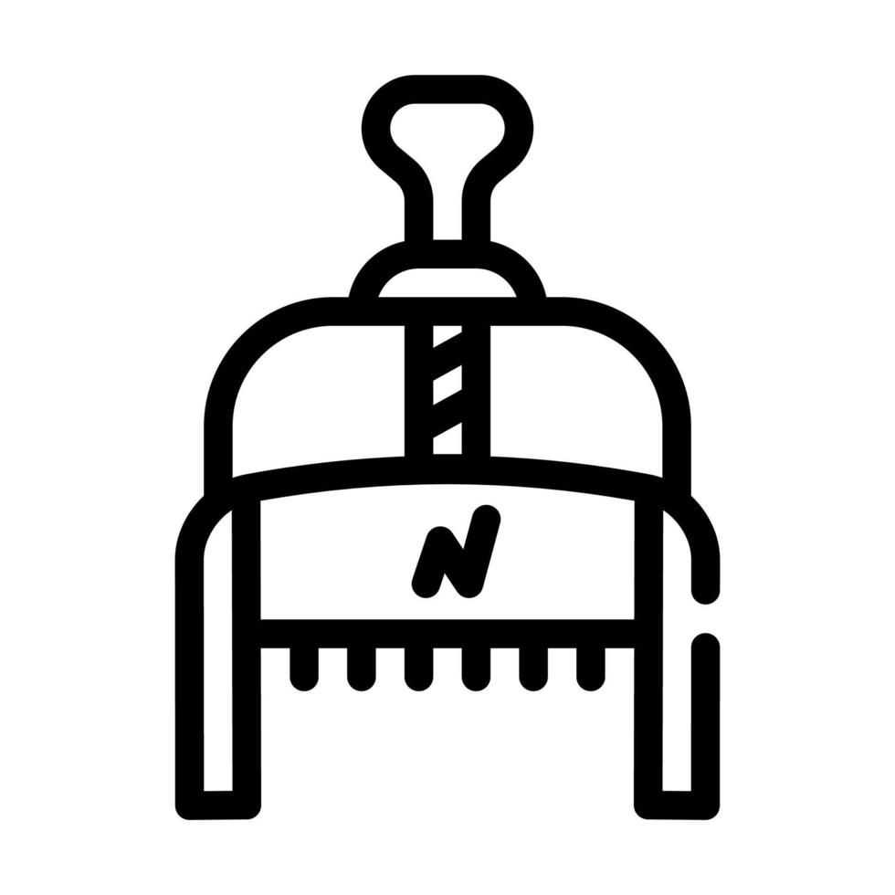 Zähler Shop Werkzeuglinie Symbol Vektor Illustration