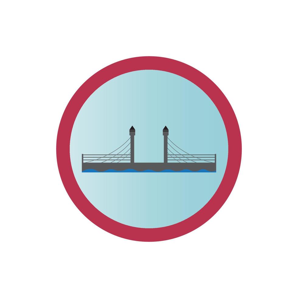 Brücke-Logo-Vektor-Illustration-design vektor