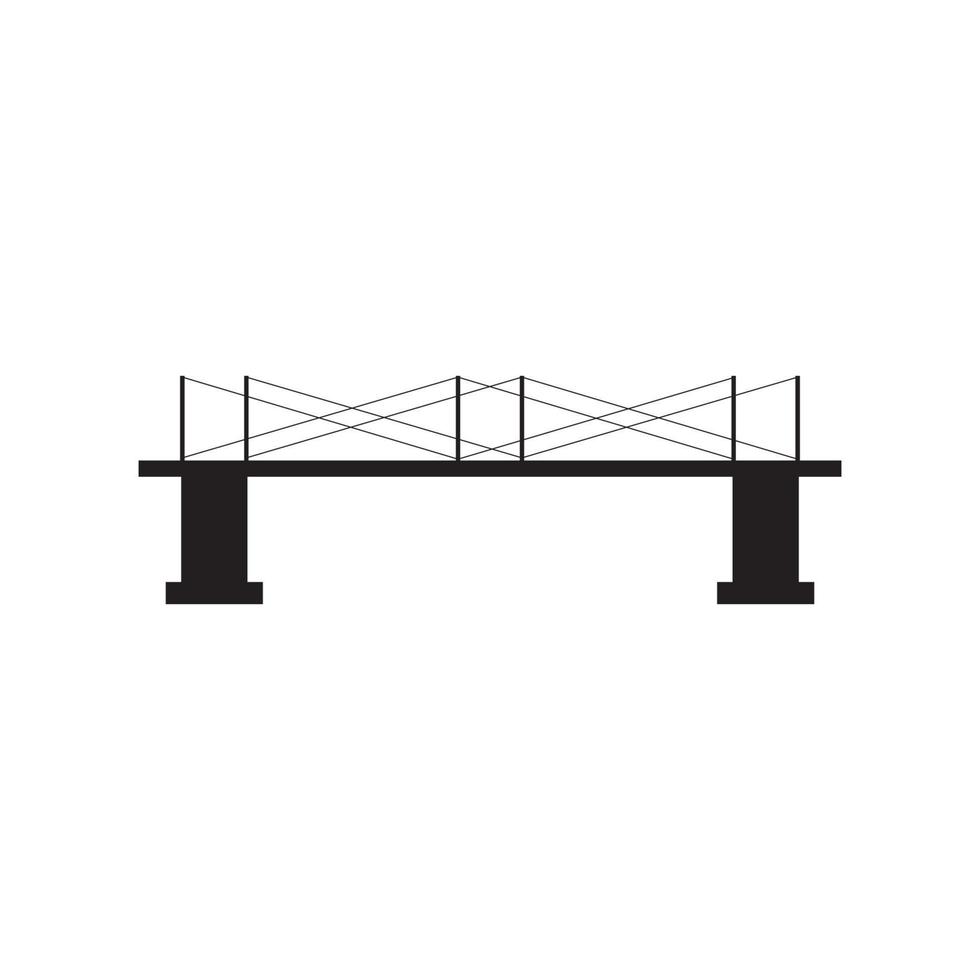 Brücke-Logo-Vektor-Illustration-design vektor