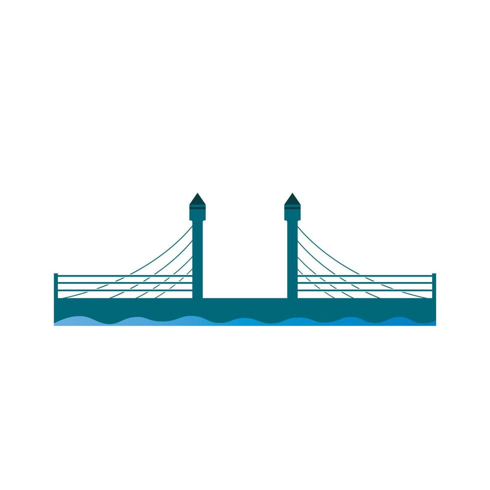 Brücke-Logo-Vektor-Illustration-design vektor