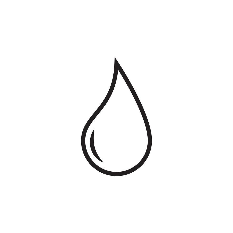vattendroppe logotyp vektor illustration design