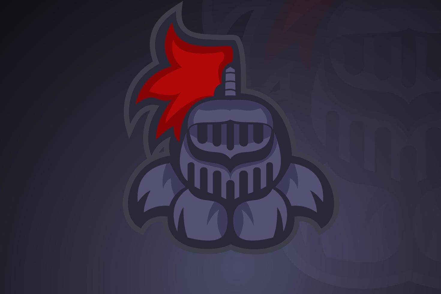 logo esport krieger vektor