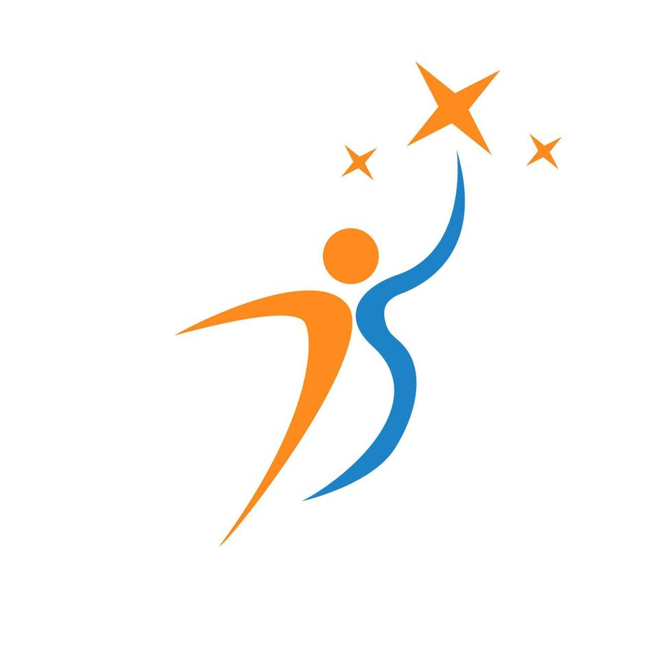 Logo für Gesundheitsmenschen vektor