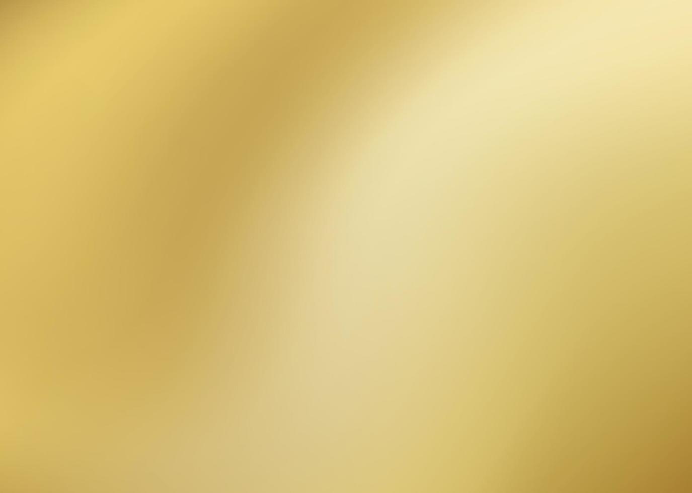 Gold abstrakter Hintergrund mit Farbverlauf. Vektor-Illustration. vektor