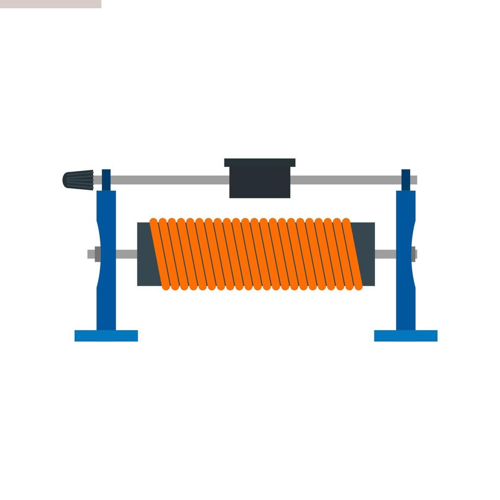 Rheostat flaches mehrfarbiges Symbol vektor