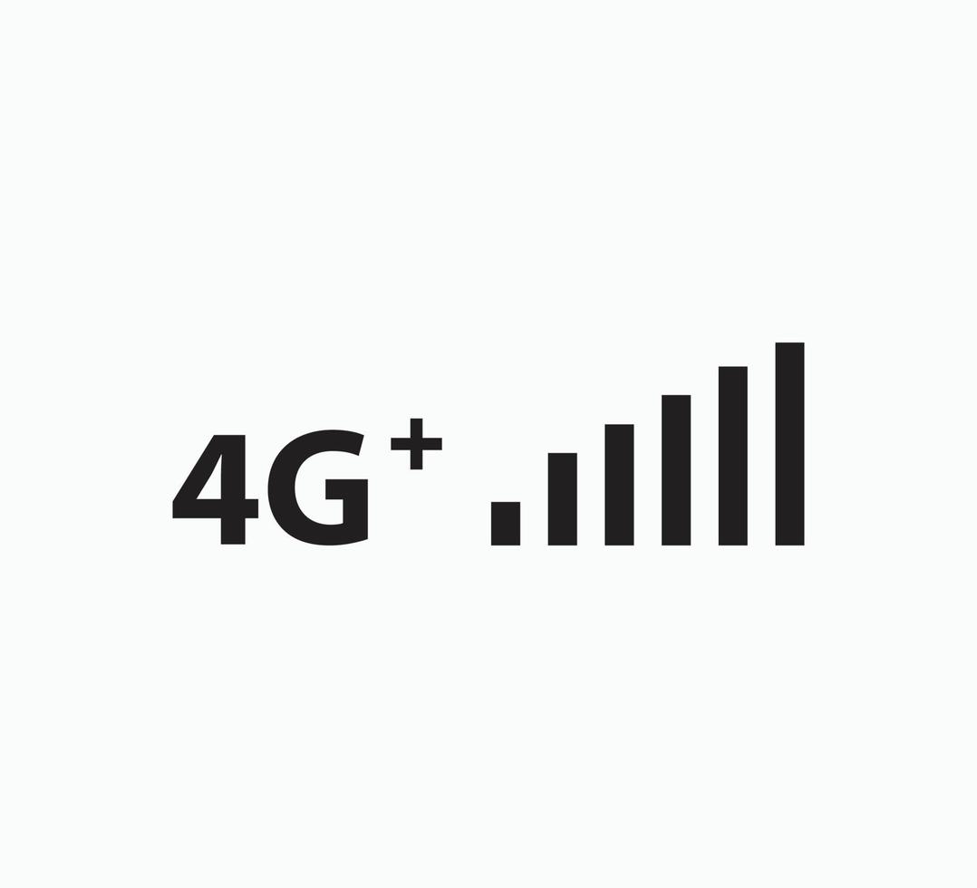 4g Symbol Vektor Logo Illustration flachen Stil trendy