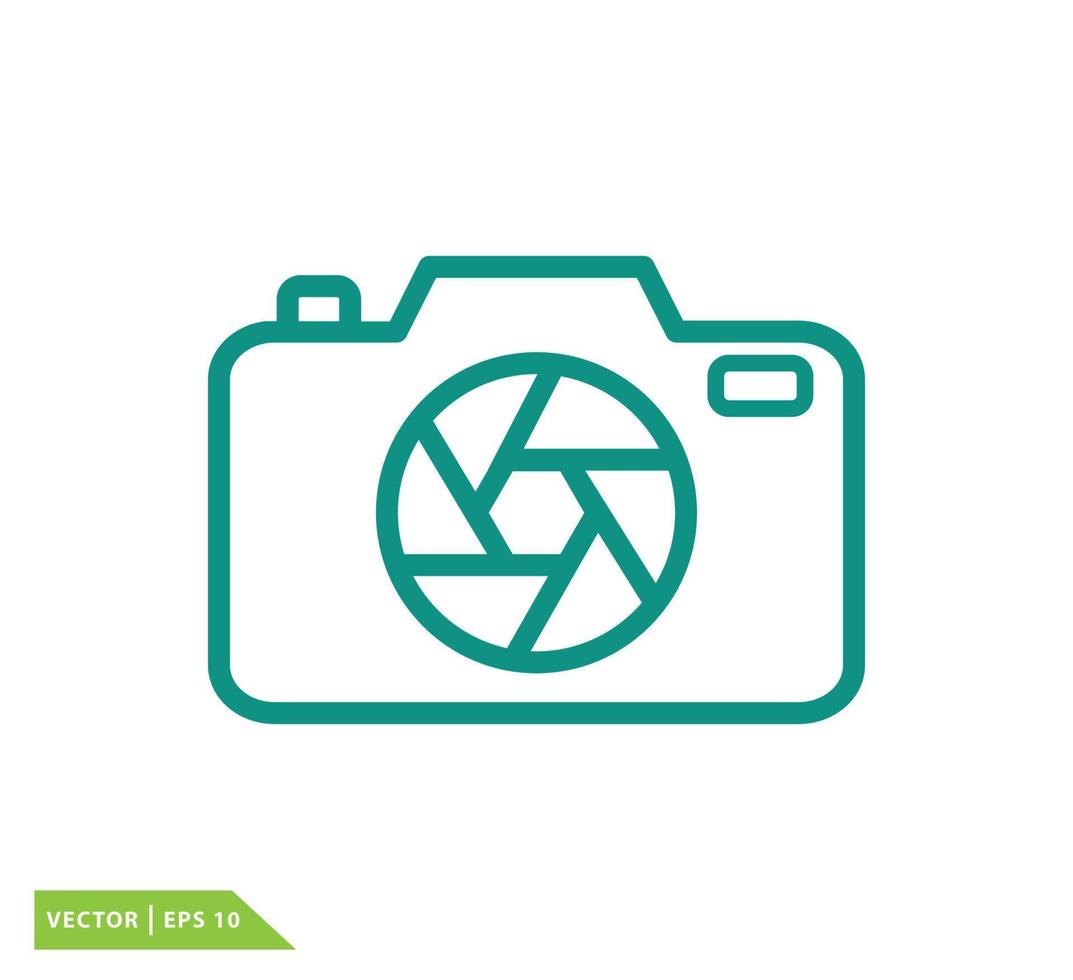 Kamera-Symbol Vektor-Logo-Design-Vorlage vektor
