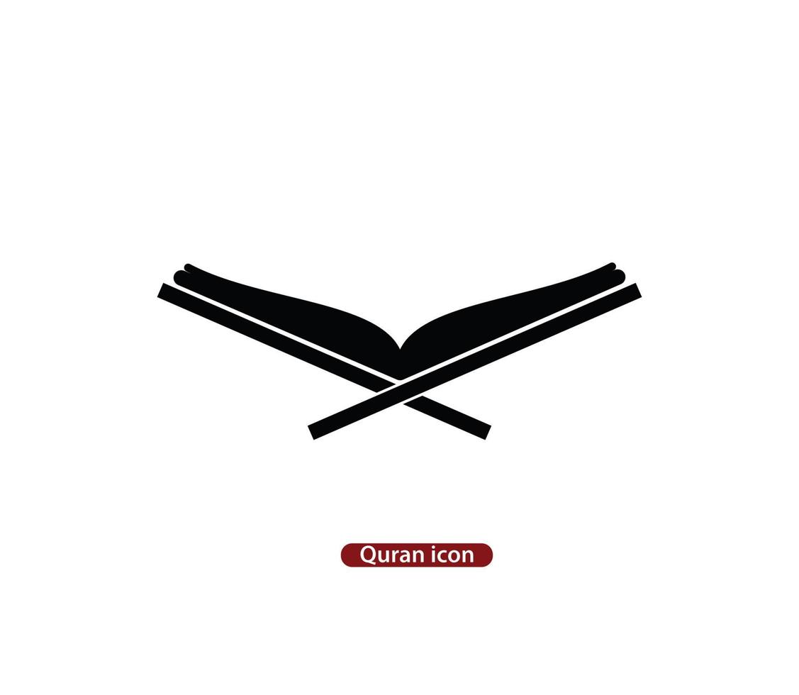 Koran-Symbol-Vektor-Logo-Design-Vorlage vektor