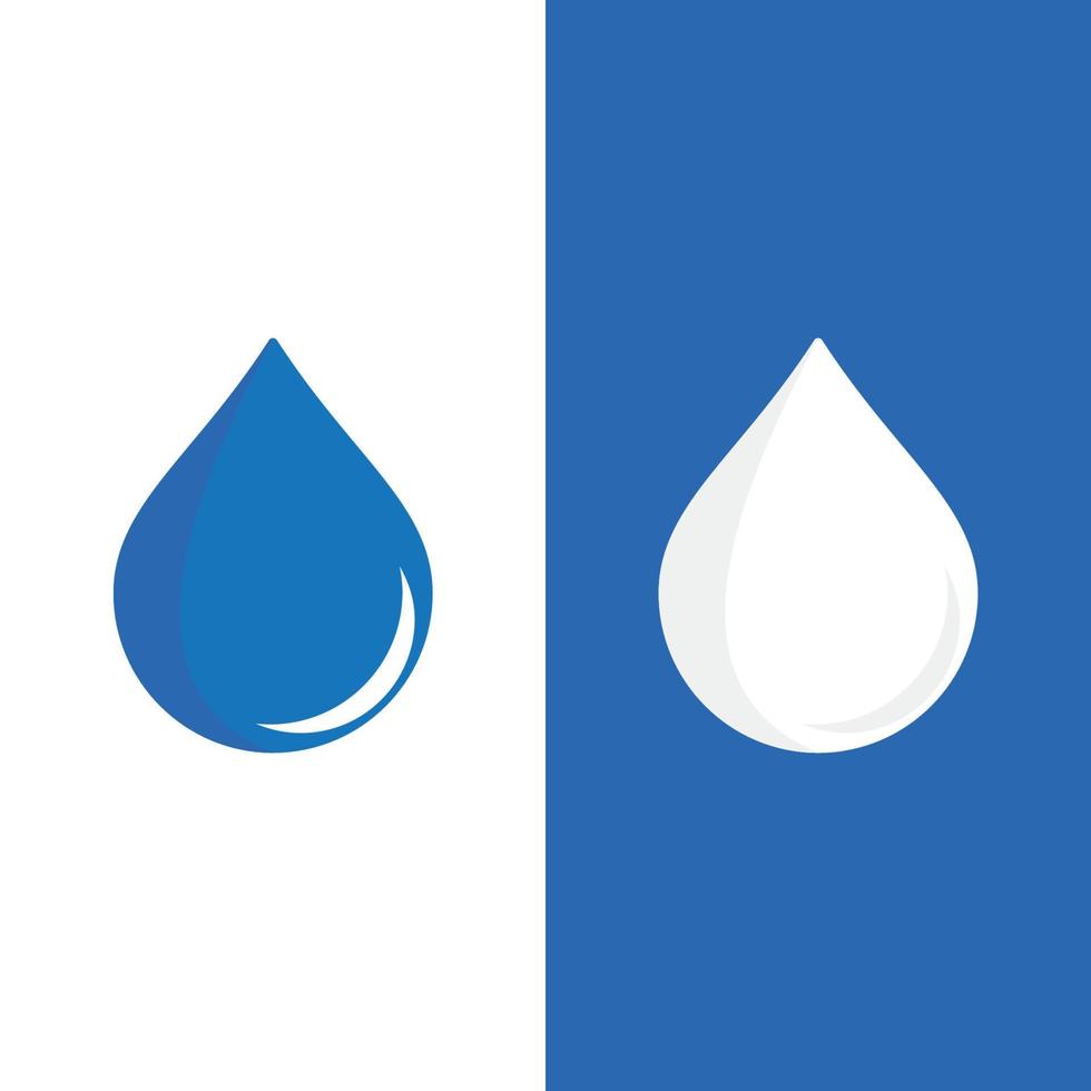 vattendroppe logotyp vektorillustration vektor
