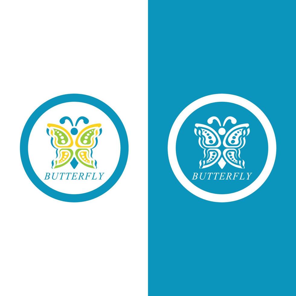 Schönheit Schmetterling Icon Design vektor