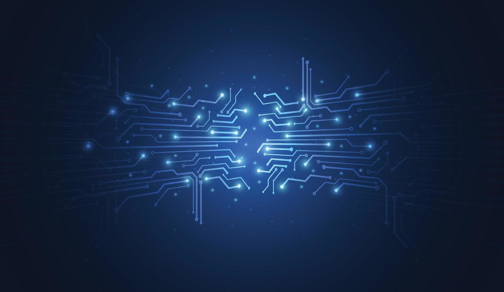 abstrakt digital bakgrund med teknik kretskort konsistens. elektronisk moderkortillustration. kommunikation och teknik koncept. vektor illustration