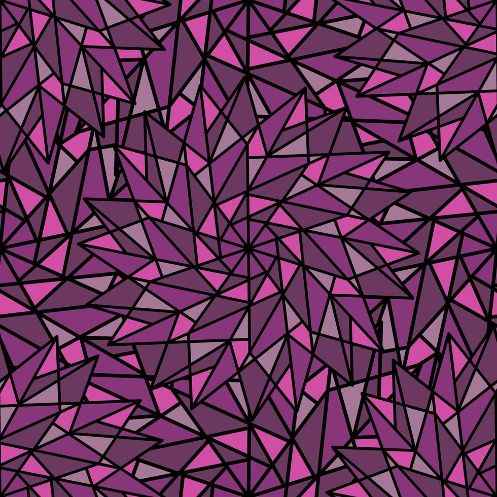 abstrakt rosa vektor sömlös bakgrund med komplexa geometriska stjärnor i form av ett kalejdoskop