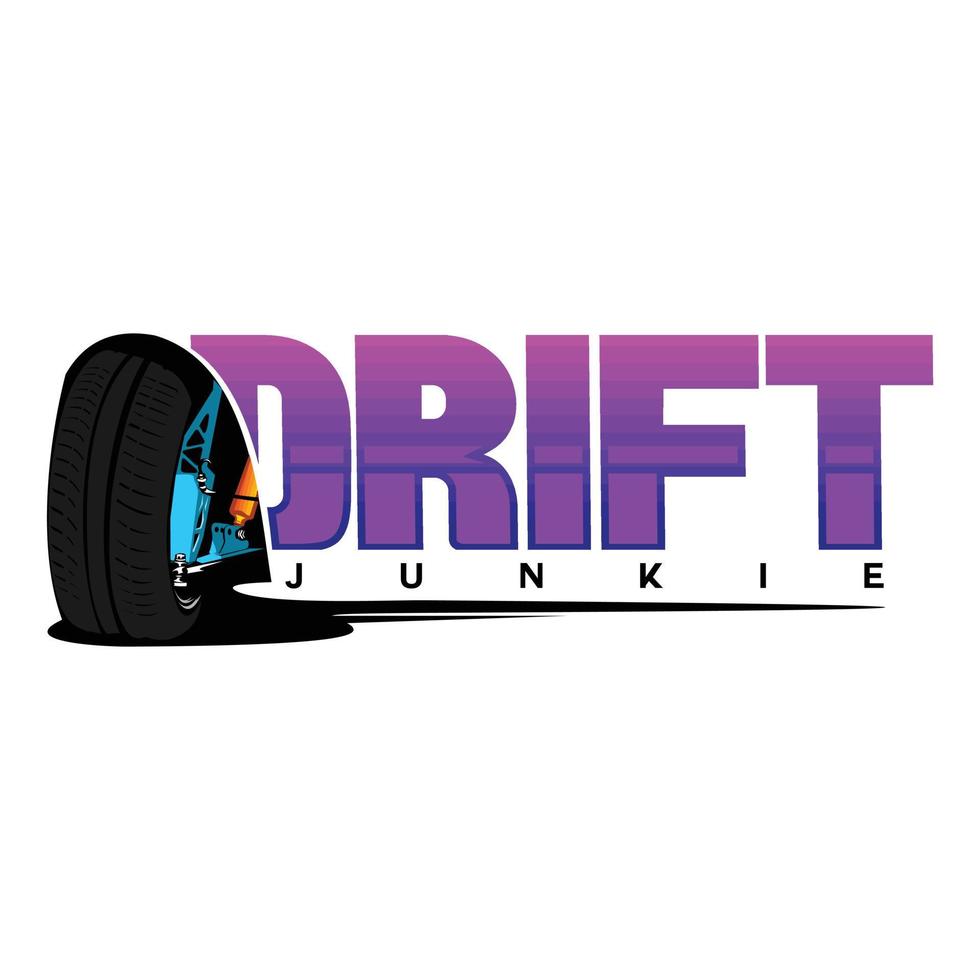 Drift-Junkie-Initialen vektor
