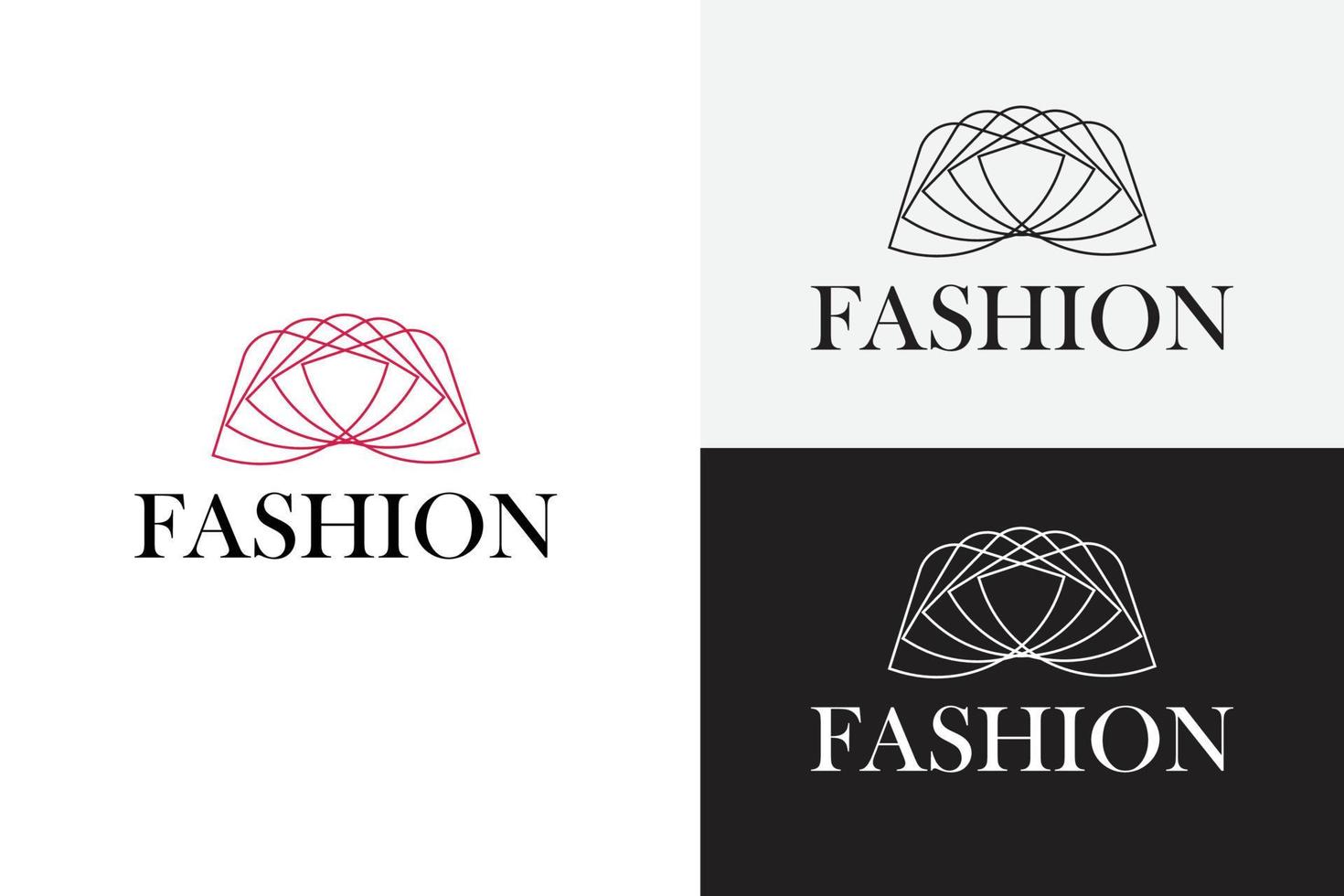 Mode-Logo-Design-Vorlage vektor