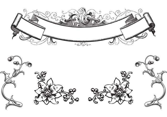 Free Antique Ornaments & Scroll Vectors