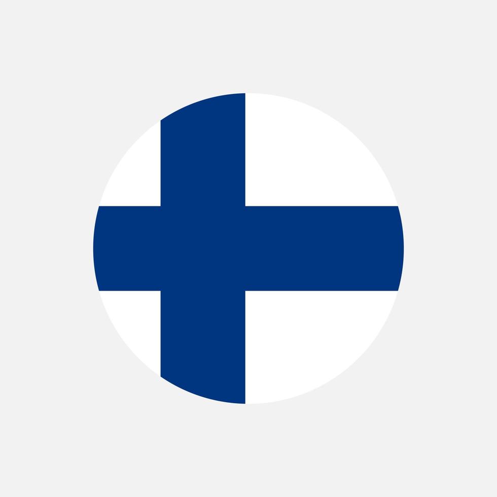 landet finland. finlands flagga. vektor illustration.