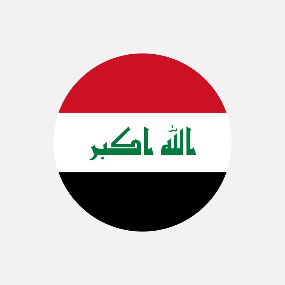 Land Irak. Irak-Flagge. Vektor-Illustration. vektor