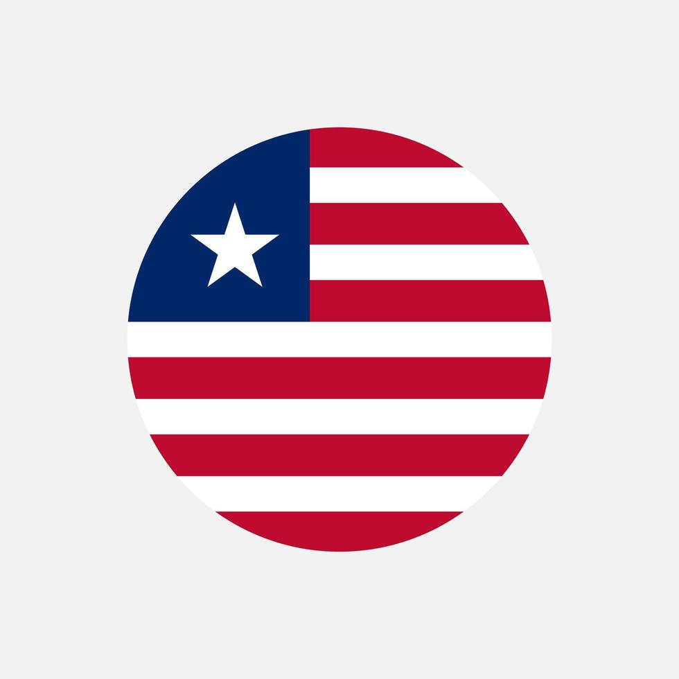 landet liberia. liberia flagga. vektor illustration.