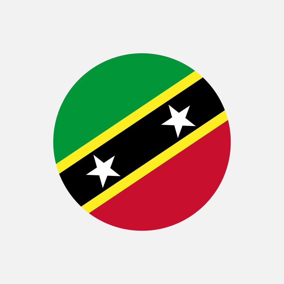 country saint kitts och nevis. saint kitts och nevis flagga. vektor illustration.