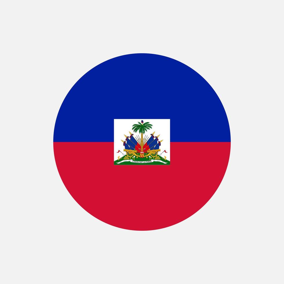 Land haiti. Haiti-Flagge. Vektor-Illustration. vektor