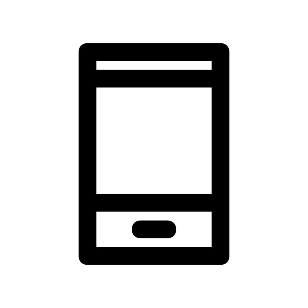 smartphone illustrerad på en vit bakgrund vektor