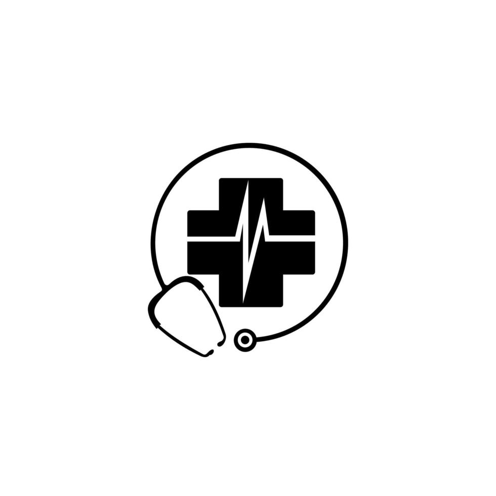 Logo-Icon-Design-Vorlage für medizinische Gesundheit. Gesundheitslogo für Klinik, Krankenhaus, medizinisches Zentrum vektor