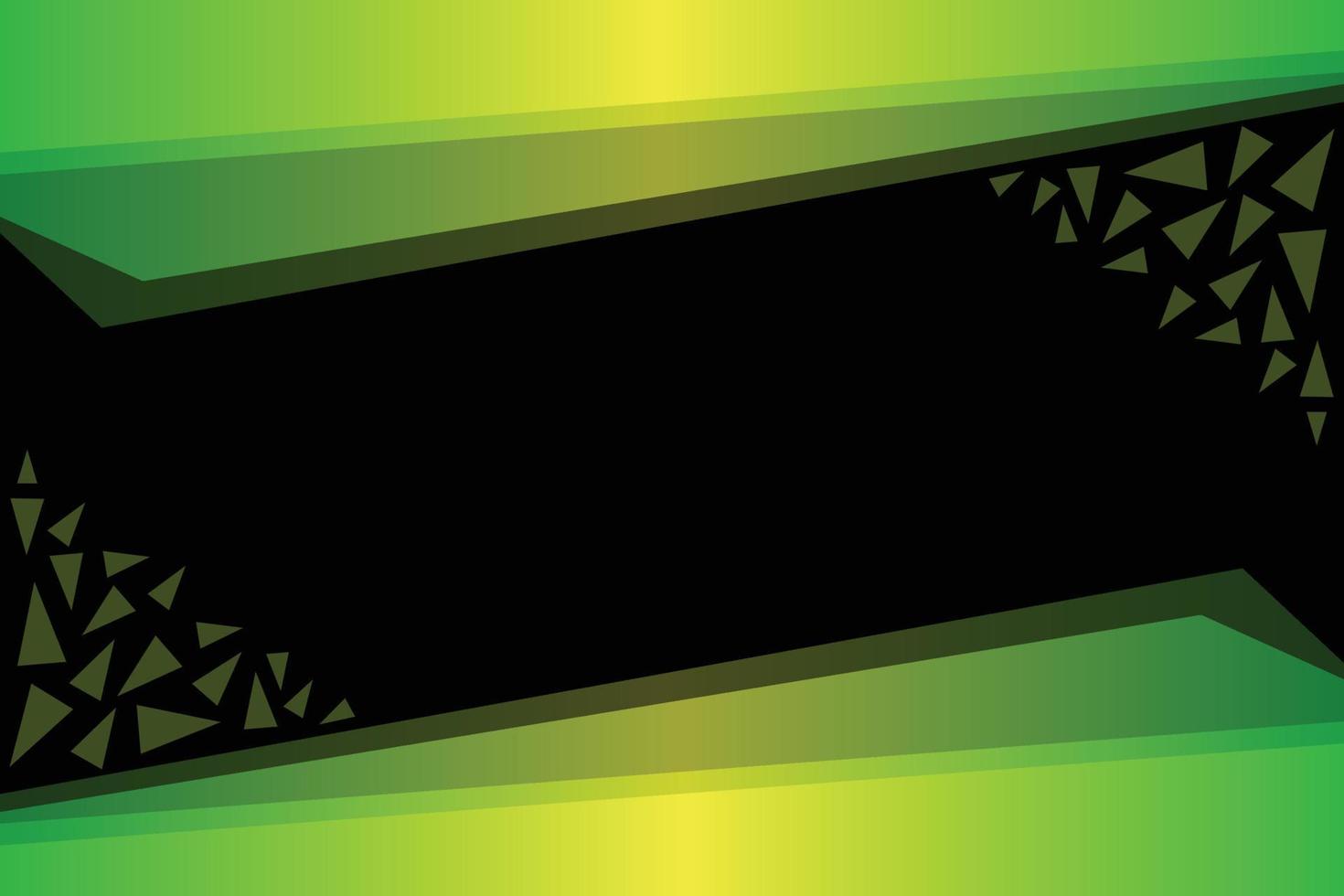 abstrakte geometrische grüne Hintergrundschablone für Kopienraum vektor