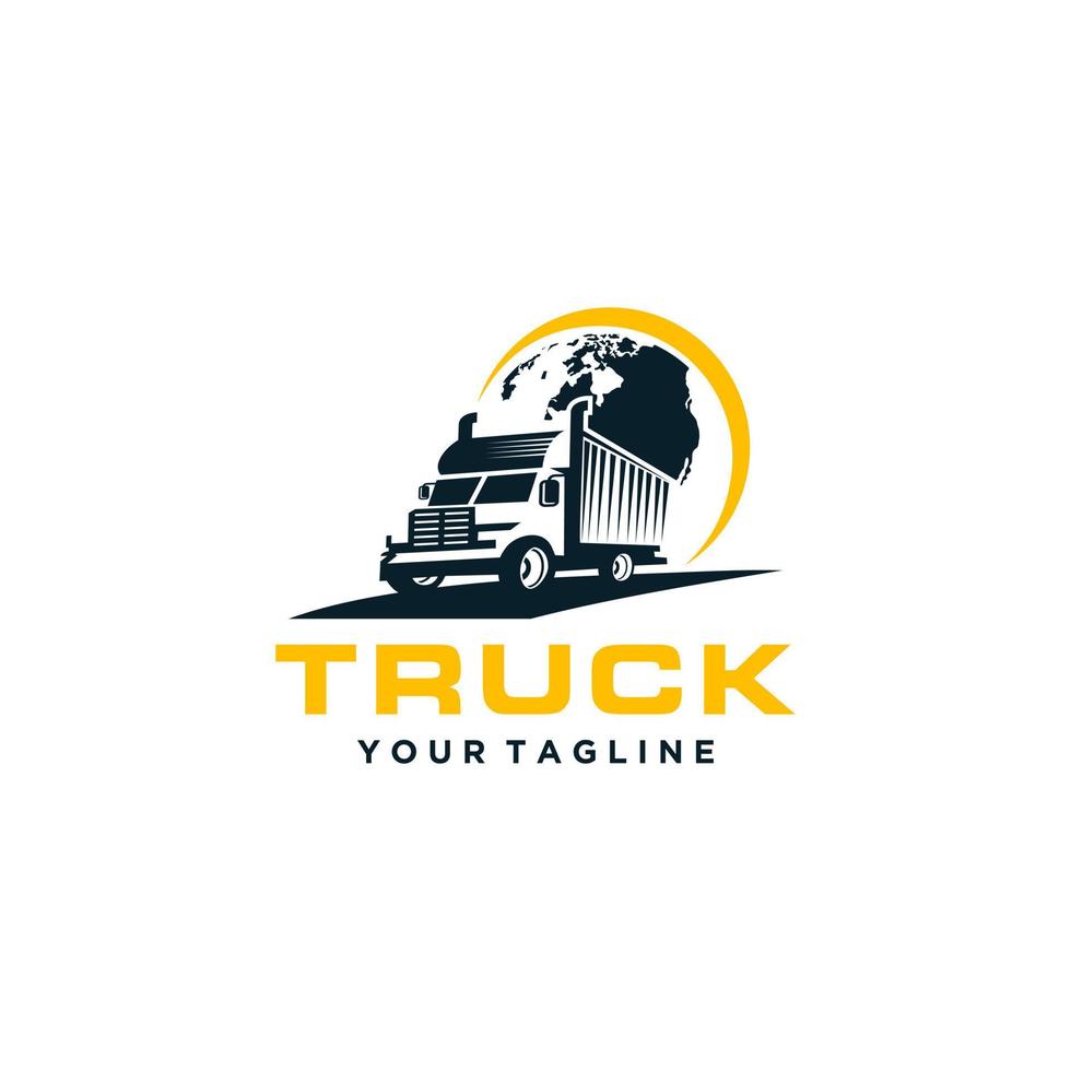 LKW-Logo-Vektorvorlage vektor