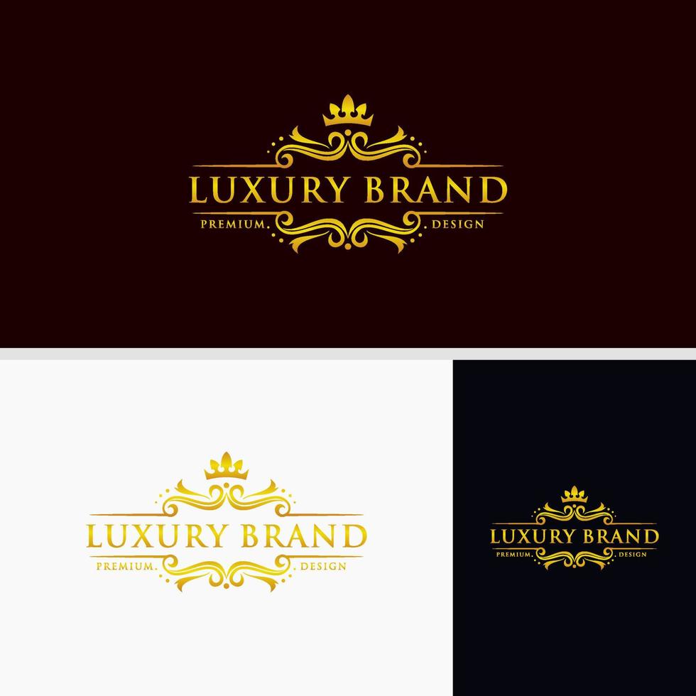 Luxus-Logo-Vorlage im Vektor für Restaurant, Lizenzgebühren, Boutique, Café, Hotel, Wappen, Schmuck, Mode und andere Vektorillustrationen