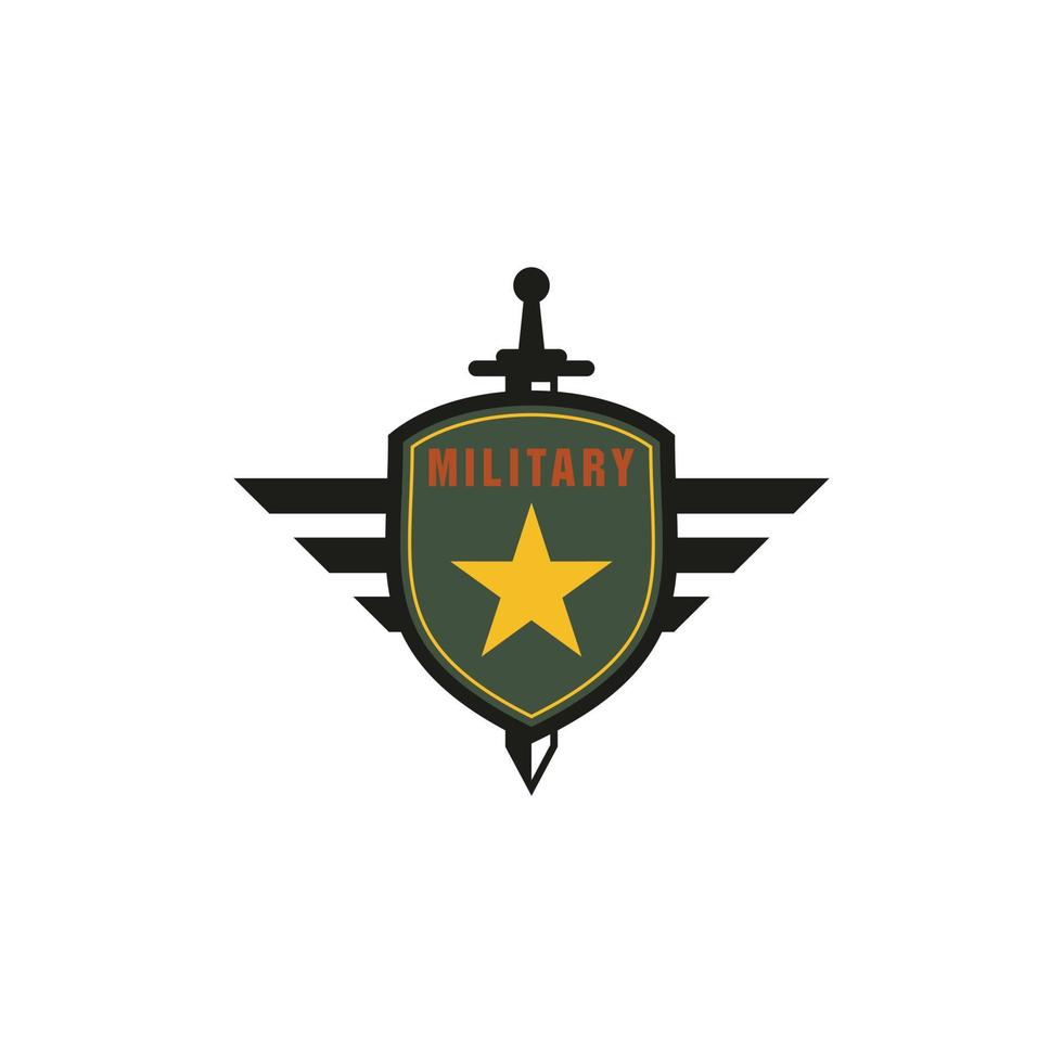 militärische logos abzeichen armeesymbole bestandsvektor vektor