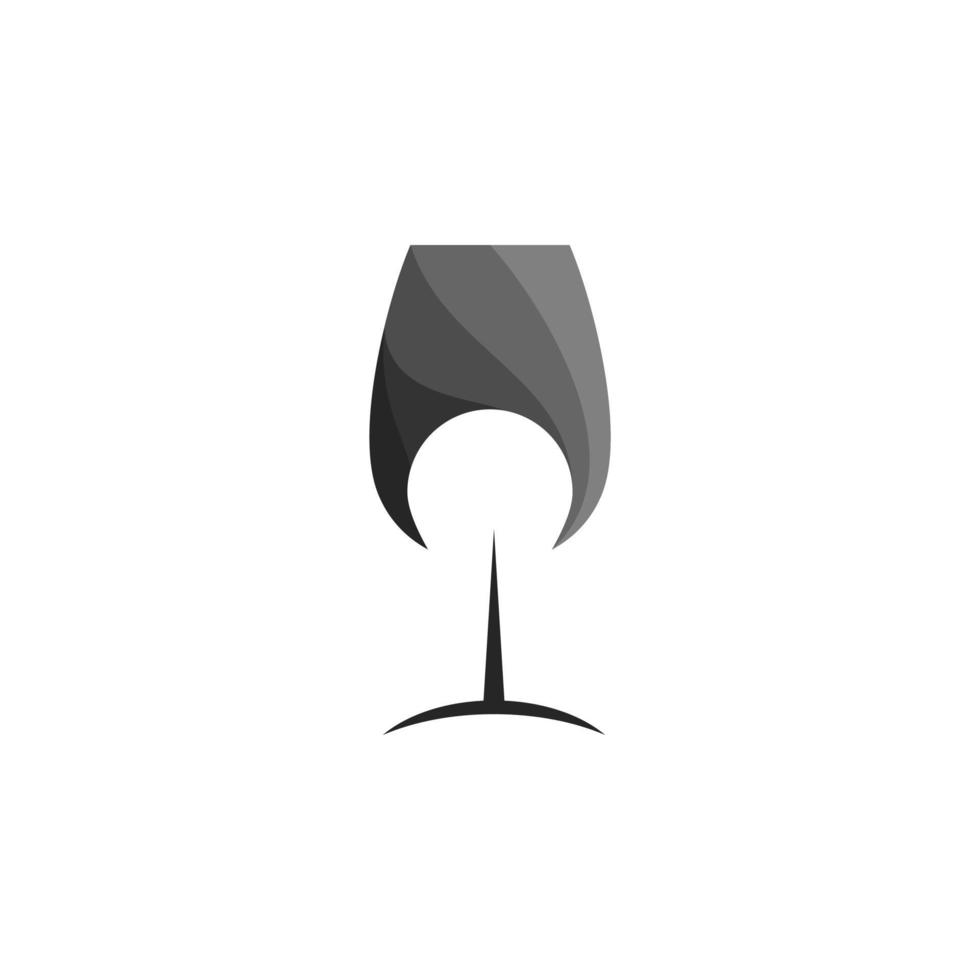 Wein-Logo-Design-Vektor-Vorlage vektor