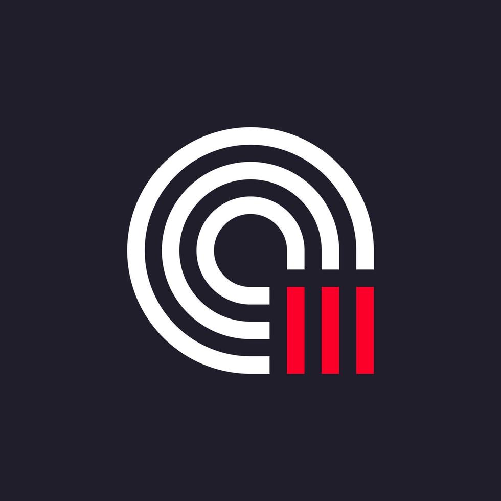 Buchstabe o-Logo-Icon-Design-Vorlagenelemente. Vektor-Illustration vektor