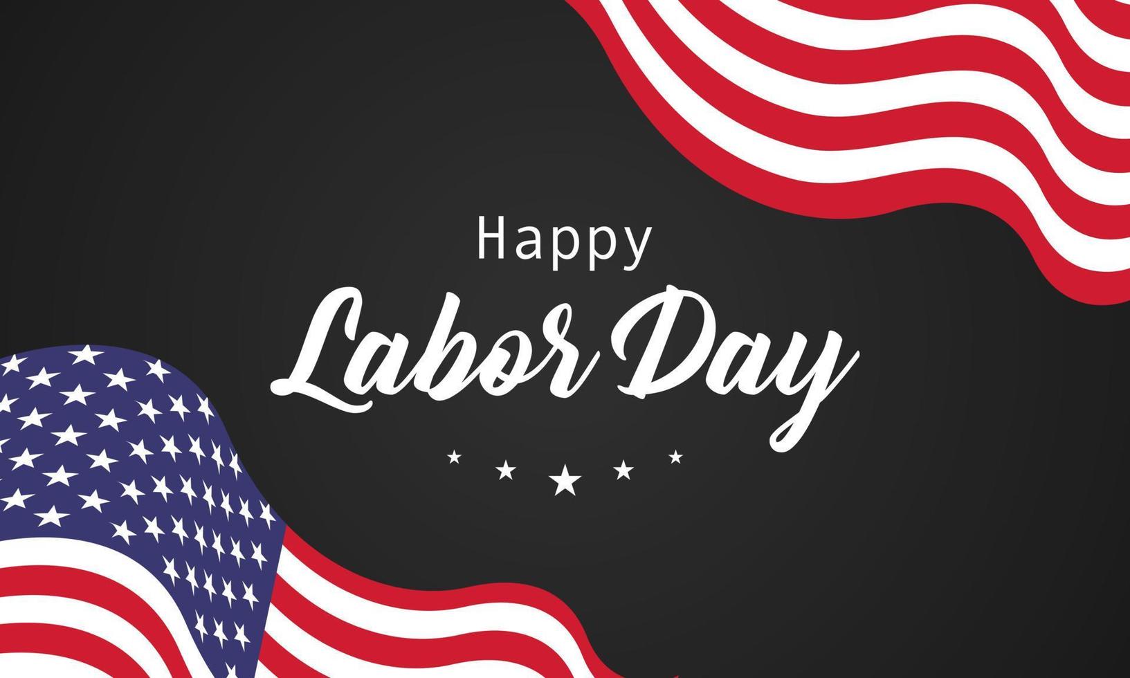 Labor Day Usa Illustrationshintergrund, Vektorillustration vektor