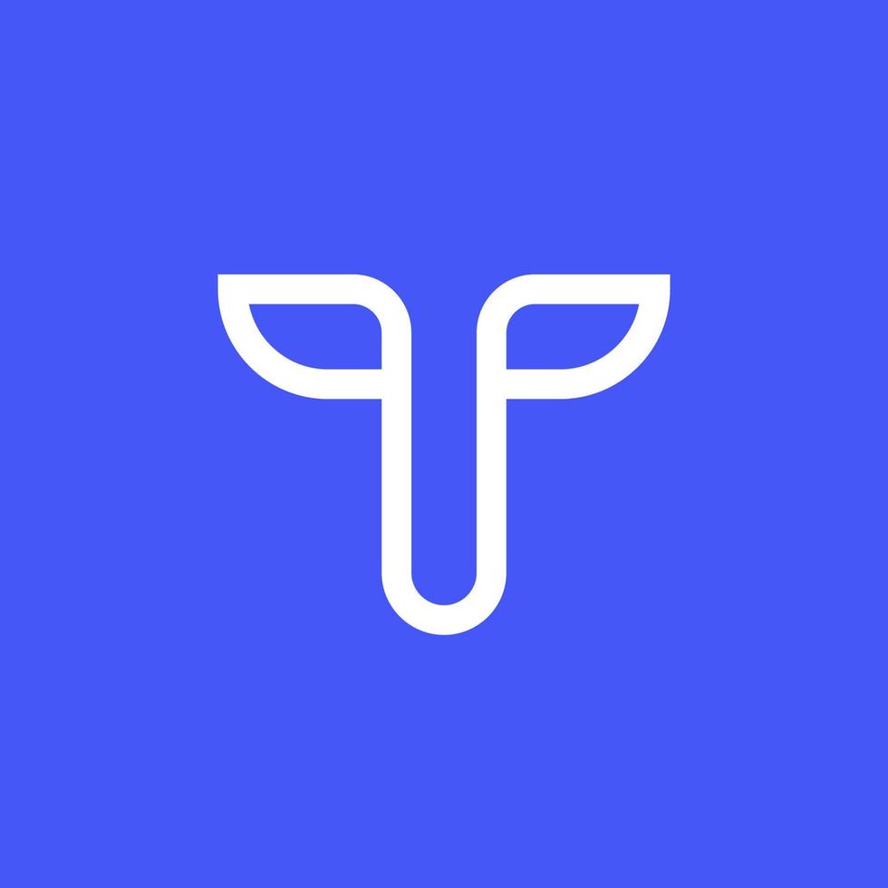 Buchstabe t-Logo-Icon-Design-Vorlagenelemente. Vektor-Illustration vektor