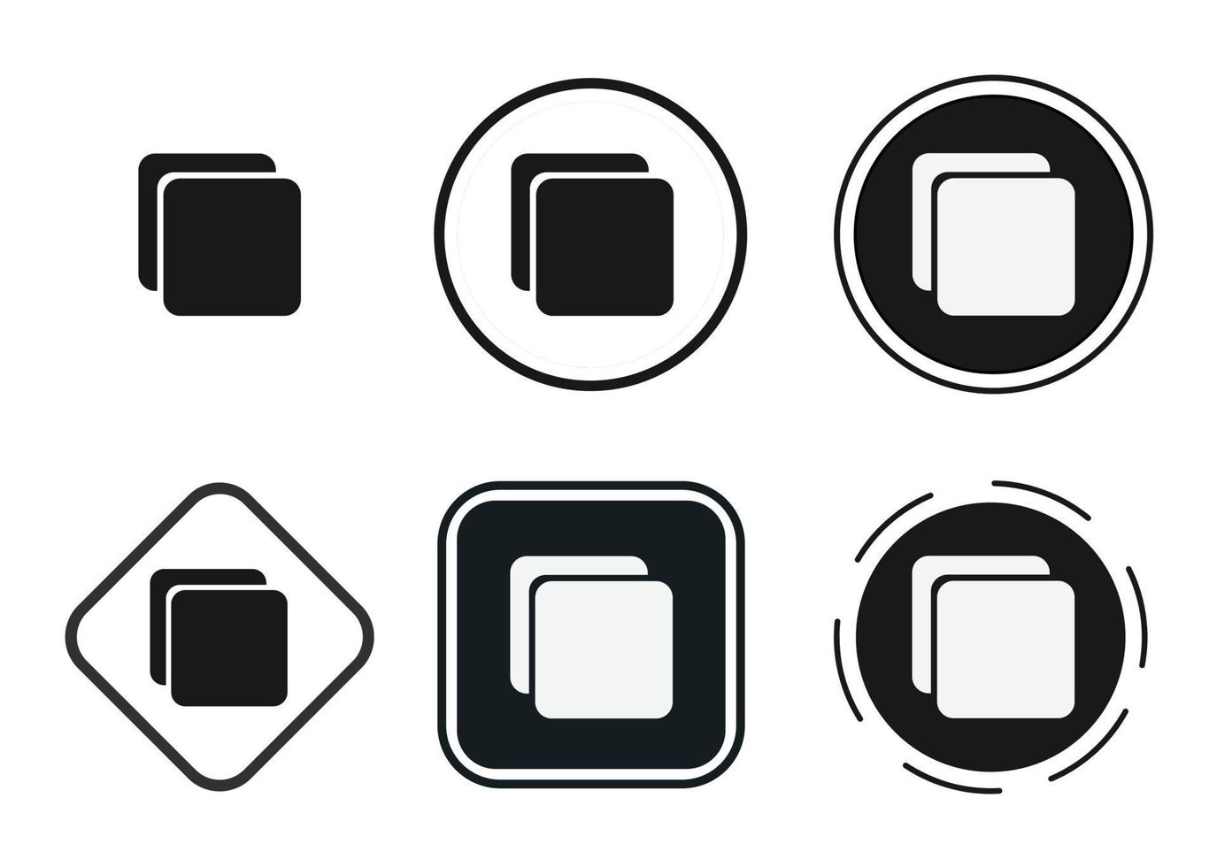 Alben-Symbol . Web-Icon-Set. Icons Sammlung flach. einfache Vektorillustration. vektor