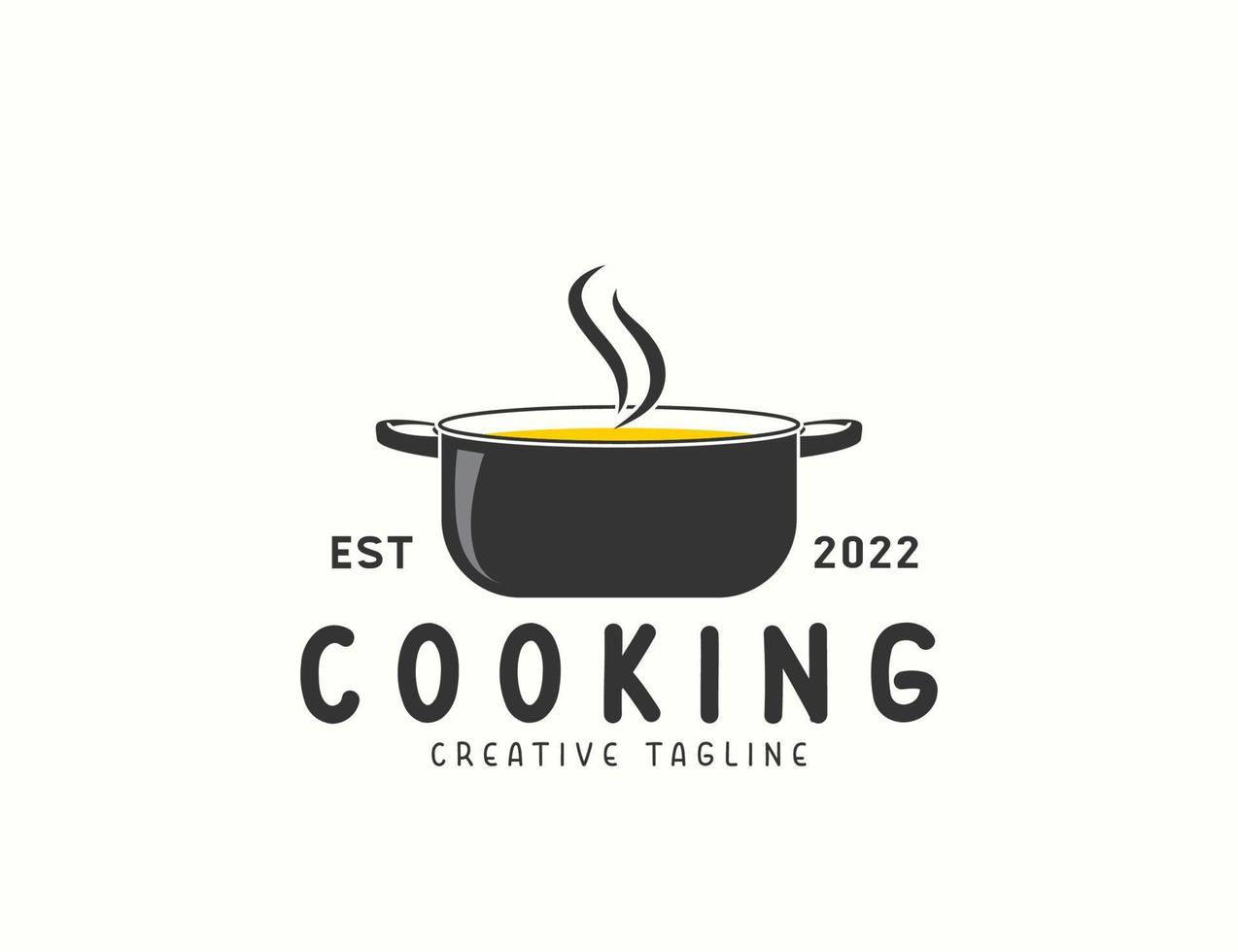 Kochen Logo-Design vektor