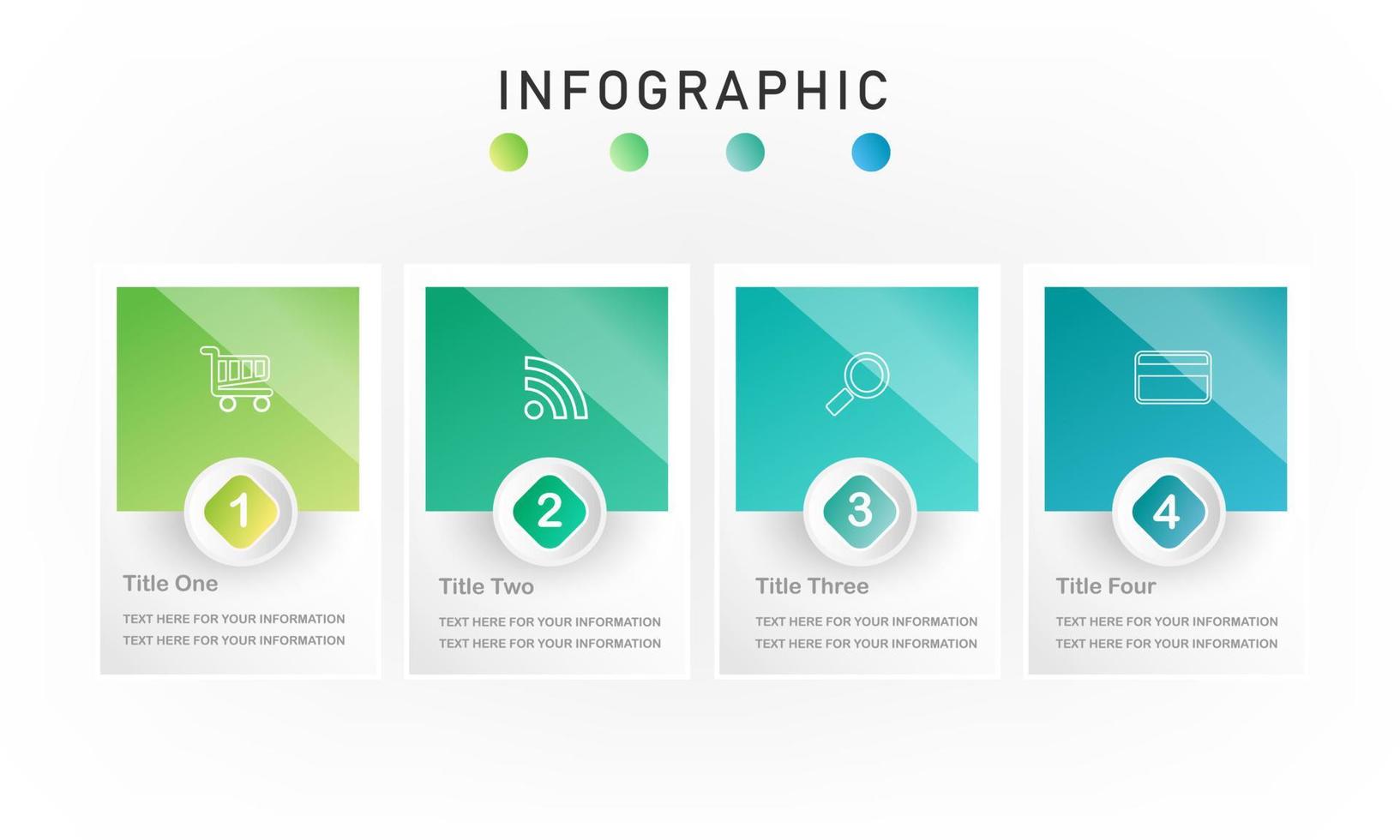 Designvorlage für Business-Infografiken vektor