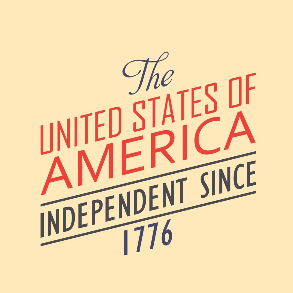 4. juli glücklicher unabhängigkeitstag 1776 gott segne amerika glückliche 4. juli shirt druckvorlage vektor